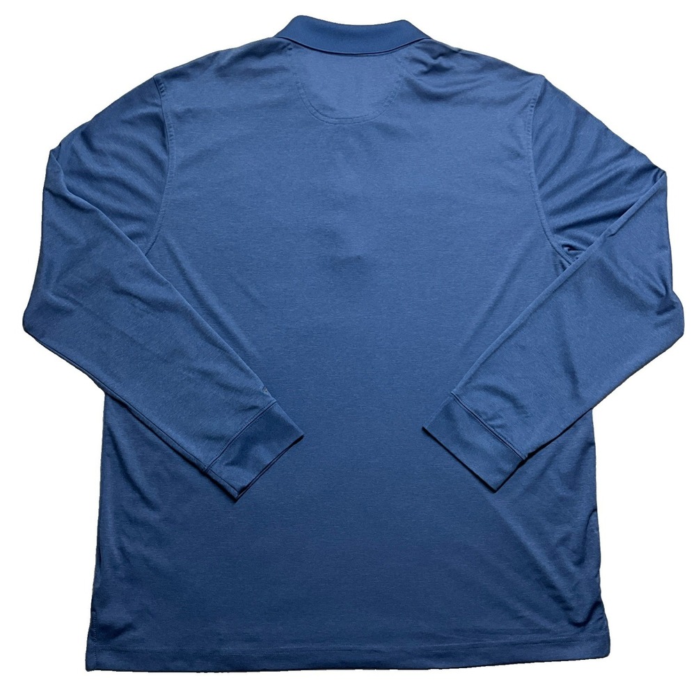 Greg Norman Men's Blue Long Sleeve Polo Shirt Size XL - Picture 6 of 7